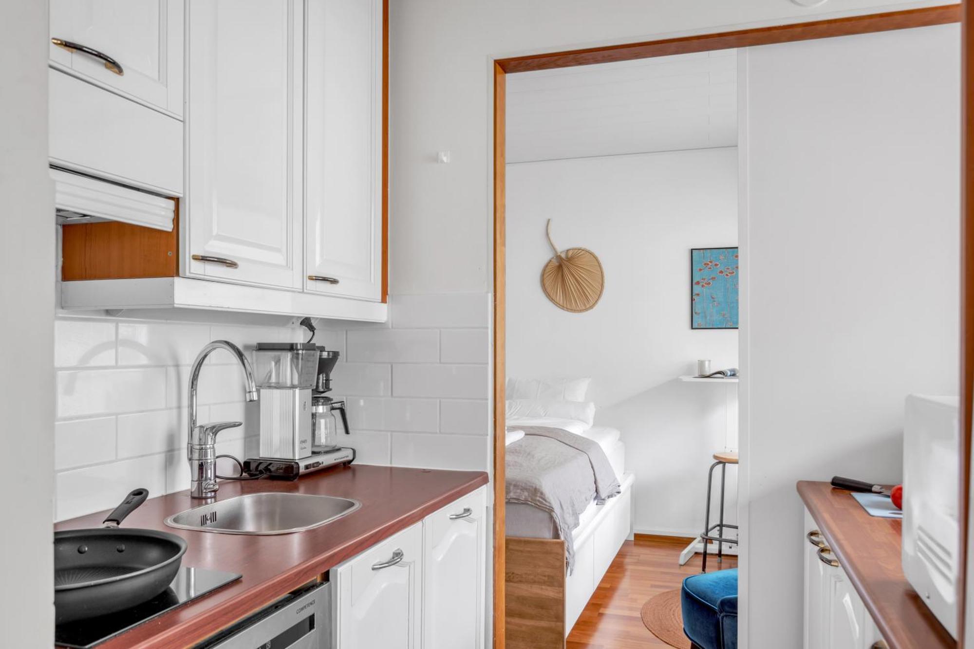 Design District W Free Parking Garage, Balcony, Netflix, 200m Tram&bus Lägenhet Helsingfors