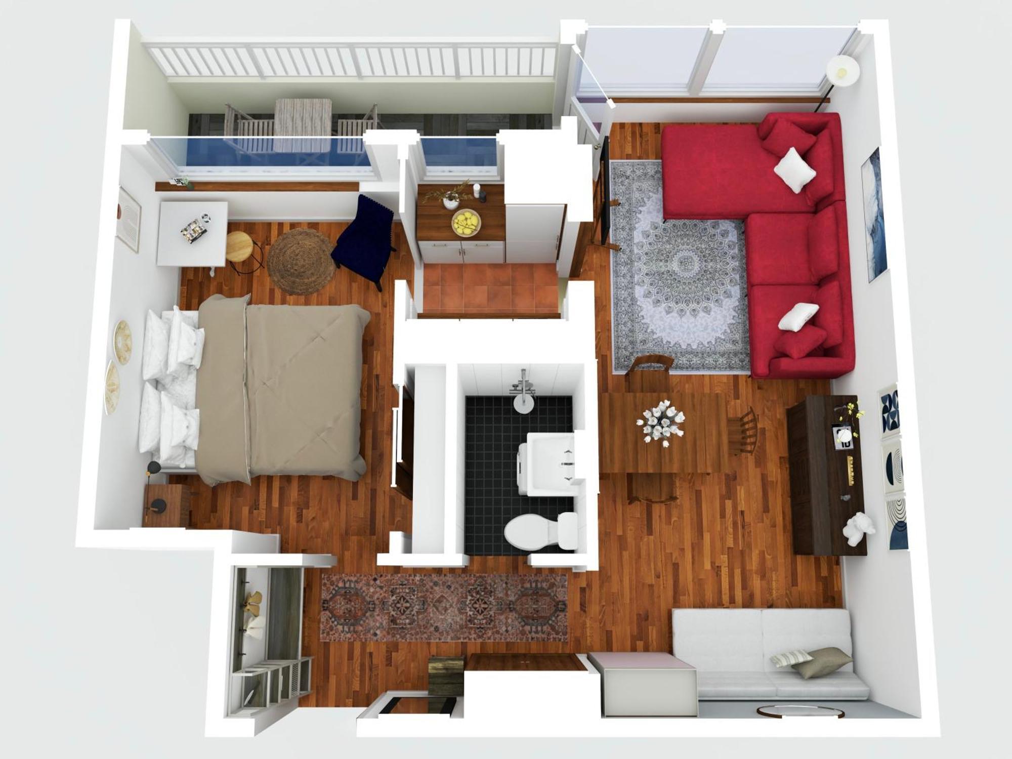 Design District W Free Parking Garage, Balcony, Netflix, 200m Tram&bus Helsingfors